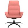 vidaXL Chaise de relaxation Rose Velours