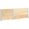 vidaXL Colliers de palette 3 pcs 50x100 cm Bois de pin solide