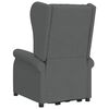 vidaXL Fauteuil Gris fonc&eacute; Tissu