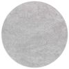 vidaXL Tapis Shaggy Anti-d&eacute;rapant Gris 120 x 120 cm PP
