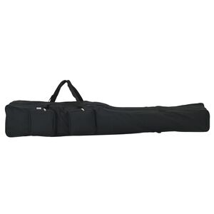 vidaXL Sac de canne &agrave; p&ecirc;che noir 150 cm tissu oxford