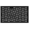 vidaXL Paillasson rectangulaire 45x75 cm caoutchouc