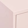 vidaXL Armoire de rangement Rose 80x35x101,5 cm Acier