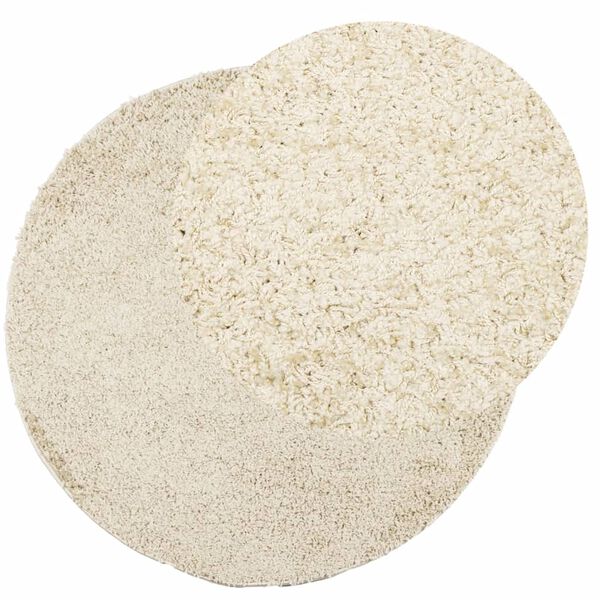 vidaXL Tapis shaggy PAMPLONA poils longs moderne dor&eacute; &Oslash; 240 cm
