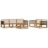 vidaXL Ensemble de canap&eacute;s d'ext&eacute;rieur 6 pcs Naturel