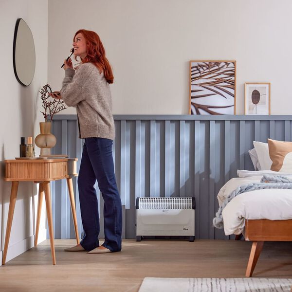 Qlima Convecteur &eacute;lectrique ECH 4020 2000 W blanc