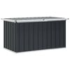 vidaXL Bo&icirc;te de rangement de jardin Anthracite 129x67x65 cm