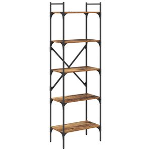 vidaXL Biblioth&egrave;que 5 niveaux 56 x 32 x 174 cm Bois d'ing&eacute;nierie