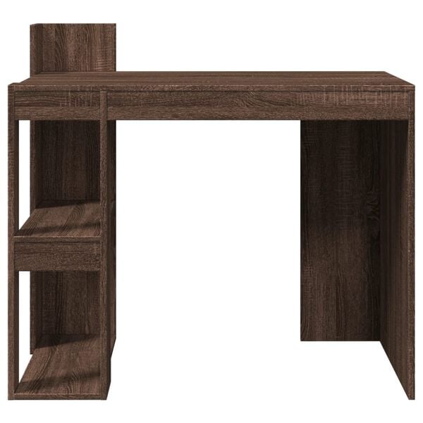vidaXL Bureau ch&ecirc;ne marron 103,5x56,5x94 cm bois d'ing&eacute;nierie