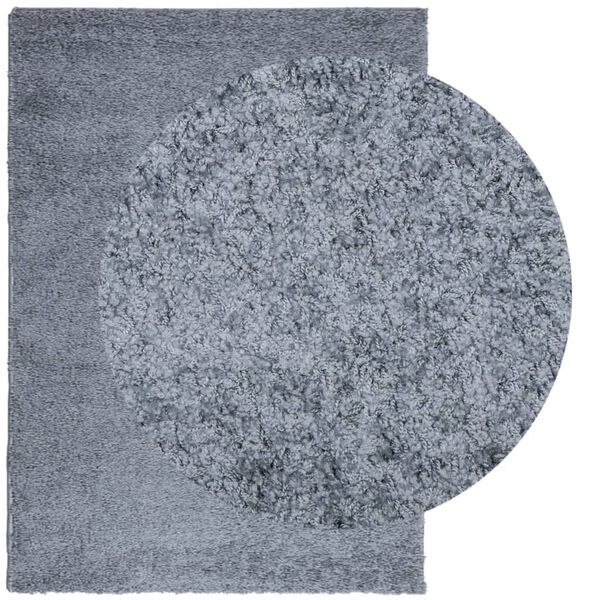 vidaXL Tapis shaggy PAMPLONA poils longs moderne bleu 200x280 cm