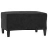 vidaXL Ensemble de canap&eacute;s 4 pcs coussins d&eacute;coratifs et coussins Noir