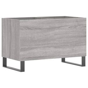 vidaXL Armoire &agrave; disques sonoma gris 74,5x38x48 cm bois d'ing&eacute;nierie