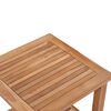 vidaXL Table basse 45x45x45 cm Bois de teck solide