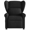 vidaXL Fauteuil de massage inclinable &eacute;lectrique Noir Tissu