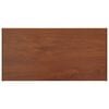 vidaXL Appui de fen&ecirc;tre Bois marron 60 x 40 x 4,5 cm PVC