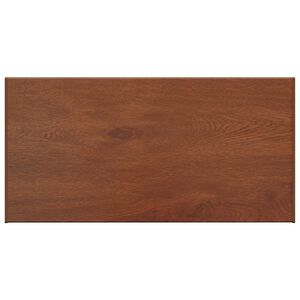 vidaXL Appui de fen&ecirc;tre Bois marron 60 x 40 x 4,5 cm PVC