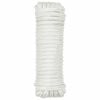 vidaXL Corde de bateau 6 m 1.4 Blanc Polyester