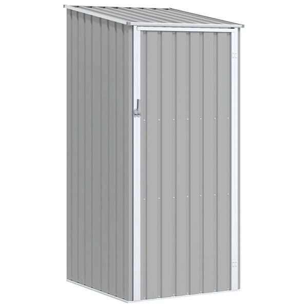 vidaXL Abri de jardin Gris 87x98x159 cm Acier galvanisé