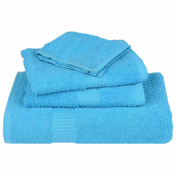 vidaXL Ensemble de serviettes FROGN 12 pcs turquoise 360 g/m²