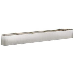vidaXL Jardin sur&eacute;lev&eacute; Acier inoxydable 360 x 40 x 40 cm