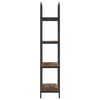 vidaXL &Eacute;tag&egrave;re Ch&ecirc;ne fum&eacute; 60 x 30 x 146 cm Bois d'ing&eacute;nierie