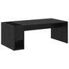 vidaXL Table basse Ch&ecirc;ne noir 101,5 x 50 x 37 cm Bois d'ing&eacute;nierie