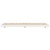 vidaXL Cadre de lit sans matelas blanc 80x200 cm bois massif de pin