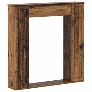 vidaXL Cadre de chemin&eacute;e Bois ancien 100 x 20 x 100 cm
