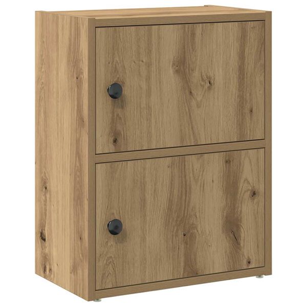 vidaXL Bibliothèque chêne artisanal 40x24x52 cm bois d'ingénierie