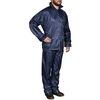 Combinaison de pluie avec capuche 2 pi&egrave;ces Bleu marine L