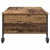 vidaXL Table basse Bois Ancien 91 x 55 x 32 cm Bois d'ing&eacute;nierie