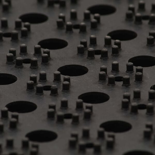 vidaXL Tapis caoutchouc 22 mm 80 x 120 cm