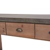 vidaXL Table console Bois massif de sapin 122 x 35 x 80 cm