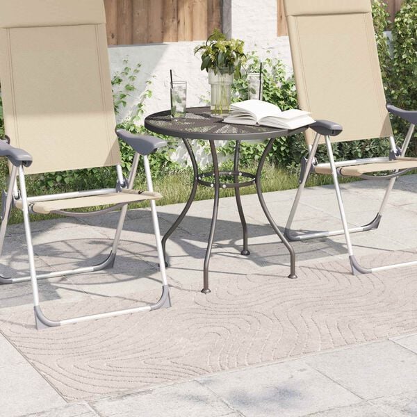 vidaXL Tapis de surface PALMERAS Beige 150 x 80 cm Polyester
