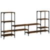 vidaXL Meuble TV ch&ecirc;ne fum&eacute; 206,5x28,5x95 cm bois d'ing&eacute;nierie