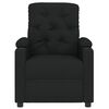 vidaXL Fauteuil inclinable &eacute;lectrique Noir Tissu