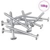 vidaXL Vis en bois 1900 pc Argent&eacute; Acier