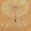 vidaXL Parasol de plage Naturel 180 cm Style hawaïen