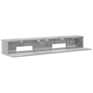 vidaXL Bureau de studio Gris b&eacute;ton 110 x 36 x 19,5 cm