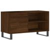 vidaXL Armoire &agrave; disques ch&ecirc;ne marron 85x38x48 cm bois d'ing&eacute;nierie
