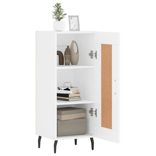 vidaXL Buffet blanc 34,5x34x90 cm bois d'ing&eacute;nierie