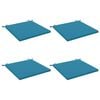 vidaXL Coussins de si&egrave;ge 4 pi&egrave;ces SOEST 4 pc 100 % polyester