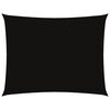 vidaXL Voile de parasol tissu oxford rectangulaire 6x8 m noir