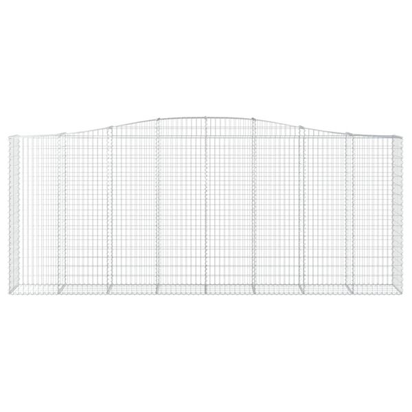 vidaXL Paniers &agrave; gabions arqu&eacute;s 25 pcs 400x50x160/180 cm fer galvanis&eacute;