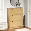 vidaXL Armoire &agrave; chaussures Corona 99x32x124,5 cm bois de pin massif