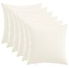 vidaXL Housse de coussin 6 pc HEERLEN Blanc 45 x 45 cm Tissu
