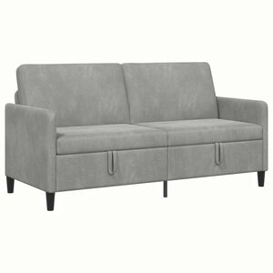 vidaXL Sofa avec rangement Gris clair 172 x 78 x 87 cm Polyester
