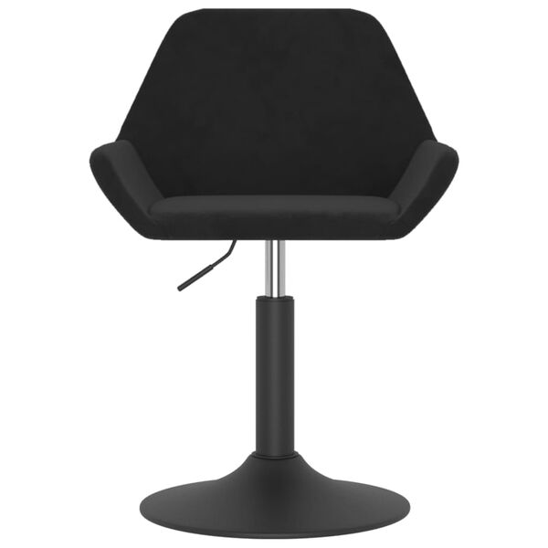 vidaXL Tabouret de bar Noir Velours
