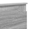 vidaXL Cadre de lit Gris Sonoma 180 x 200 cm Pin massif