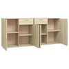 vidaXL Buffet Ch&ecirc;ne sonoma 160x36x75 cm Bois d'ing&eacute;nierie